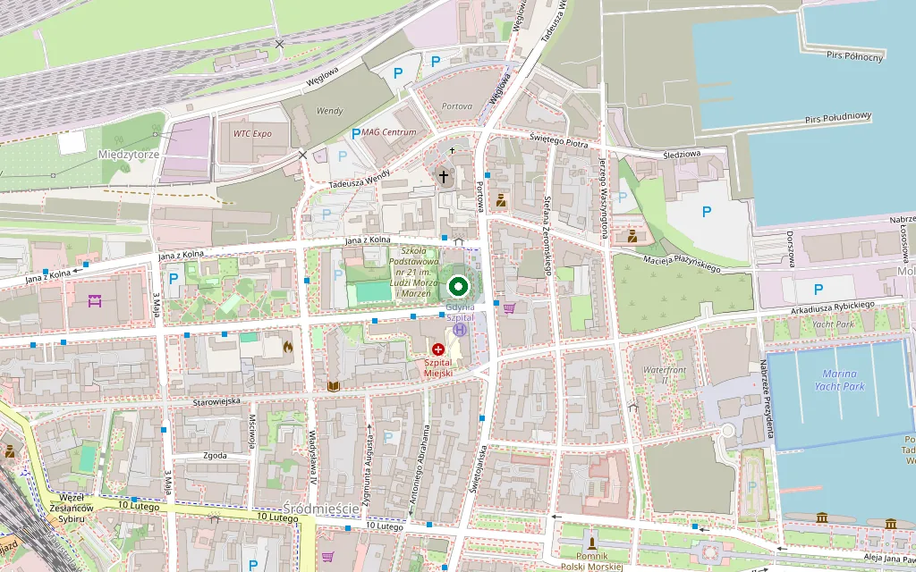 Mapa okolicy: Plac Kaszubski 8 lok. 311, Gdynia